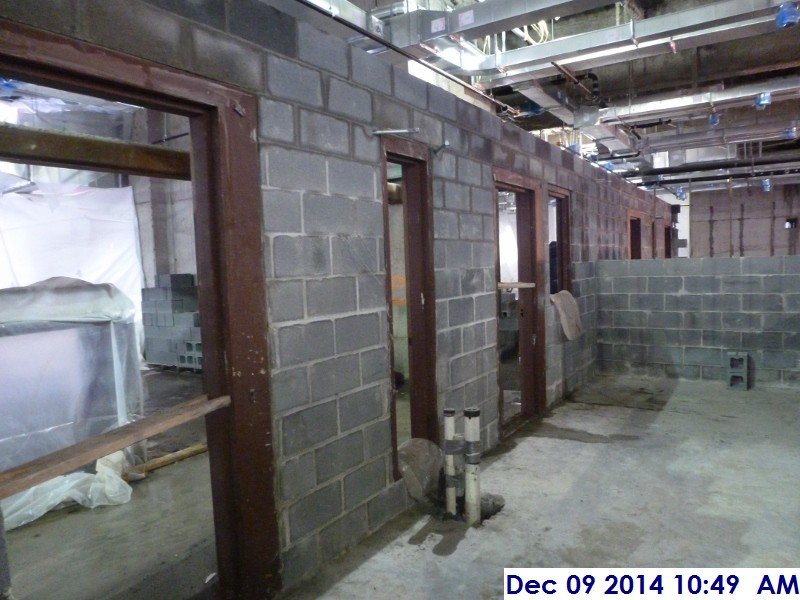 Laying out block at the 1st floor detention cells Facing North